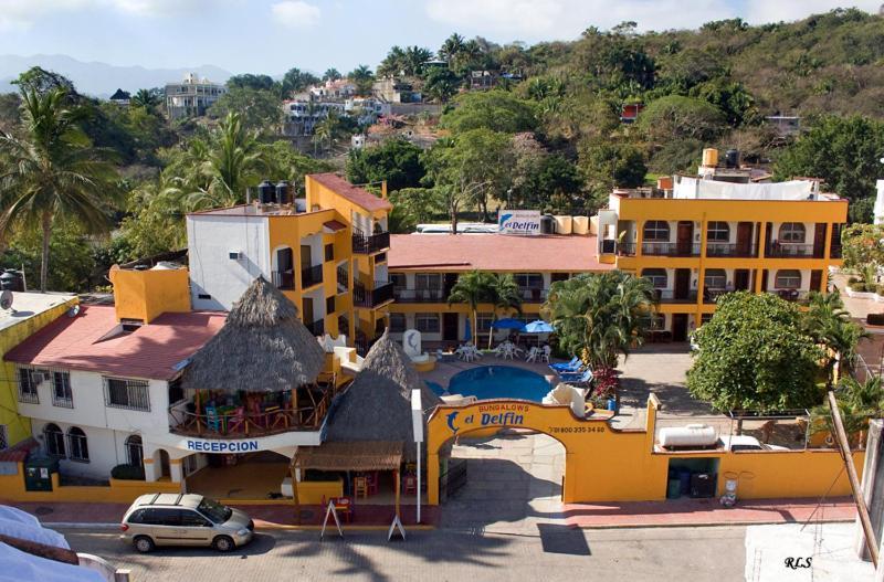 Bungalows El Delfin ริงกอน เด กัวยาบิโตส ภายนอก รูปภาพ