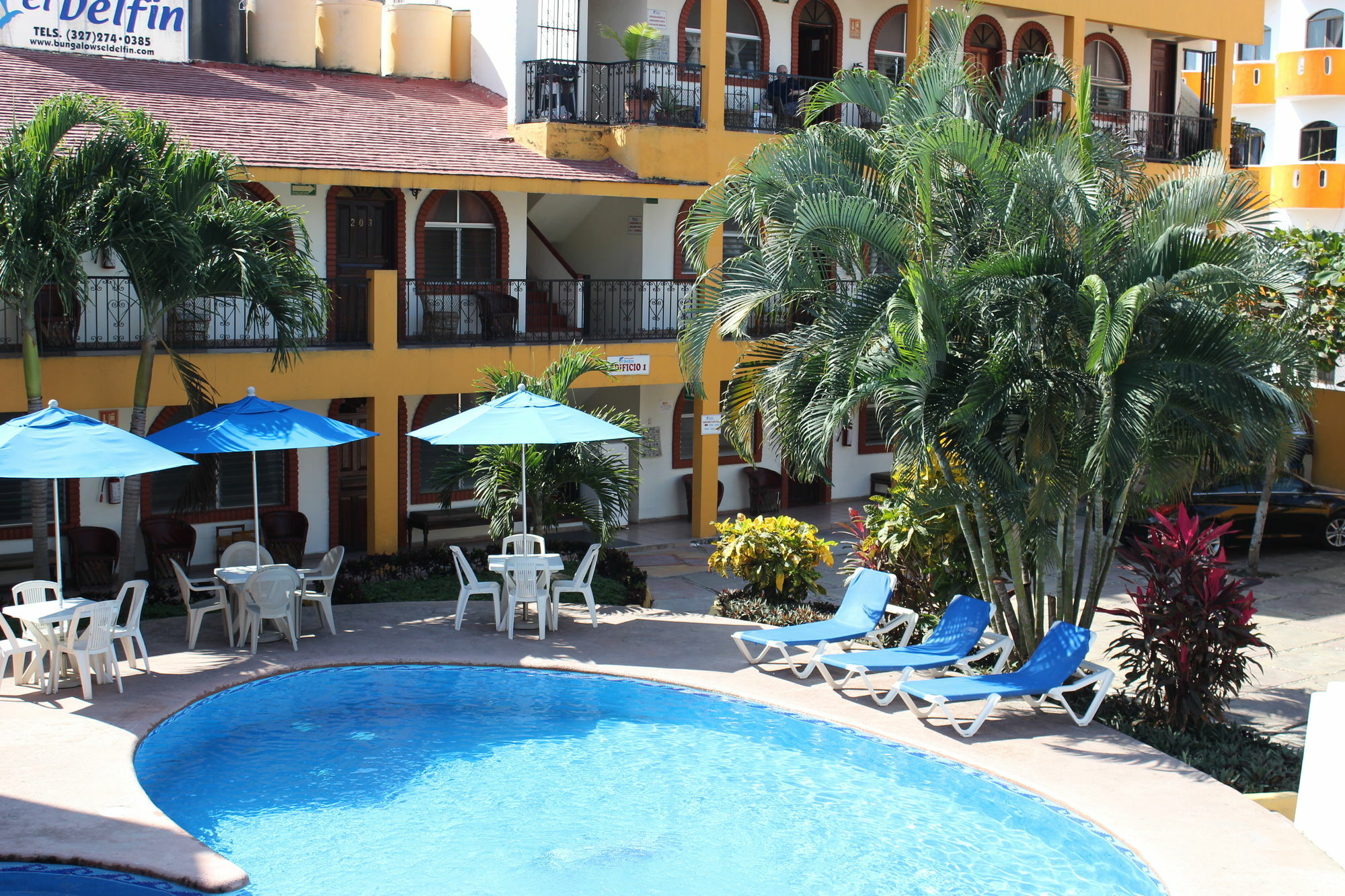 Bungalows El Delfin ริงกอน เด กัวยาบิโตส ภายนอก รูปภาพ