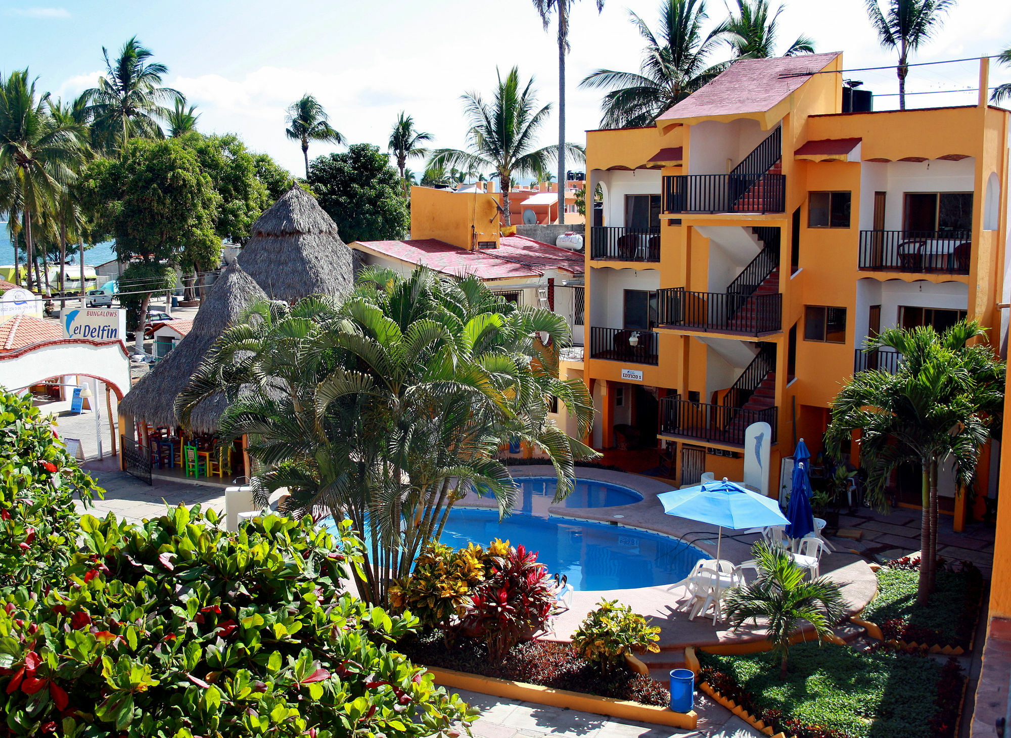 Bungalows El Delfin ริงกอน เด กัวยาบิโตส ภายนอก รูปภาพ