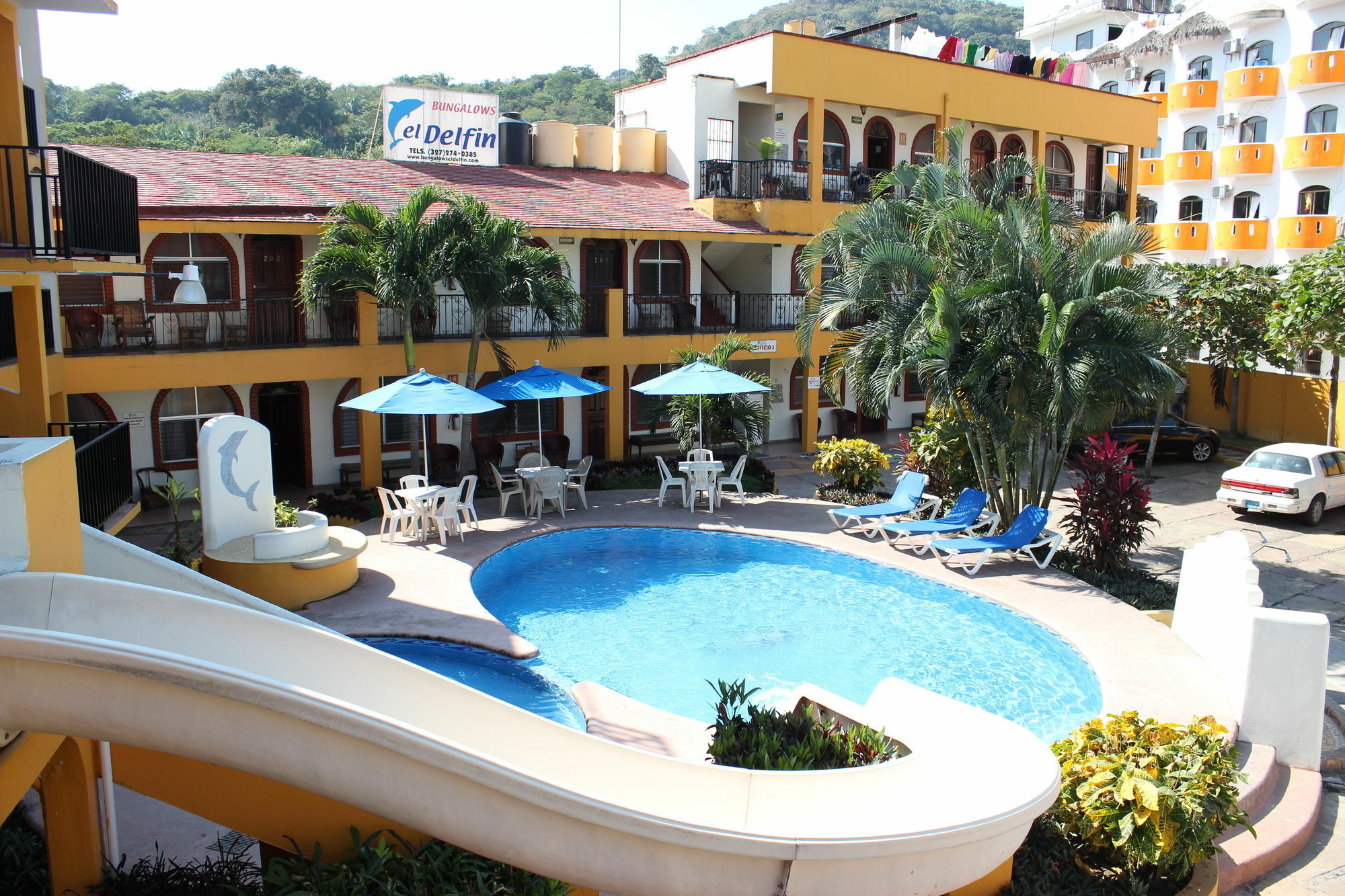 Bungalows El Delfin ริงกอน เด กัวยาบิโตส ภายนอก รูปภาพ