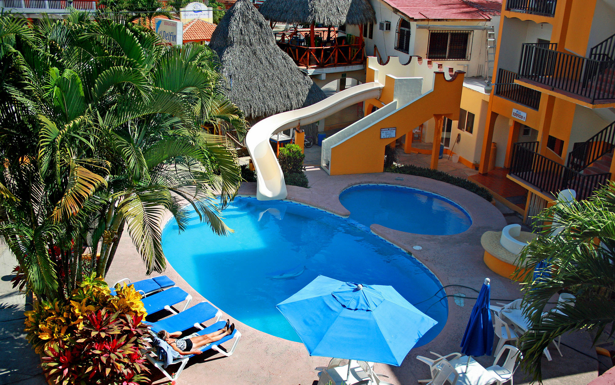Bungalows El Delfin ริงกอน เด กัวยาบิโตส ภายนอก รูปภาพ